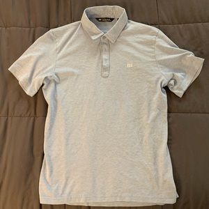 Travis Mathew blue golf polo